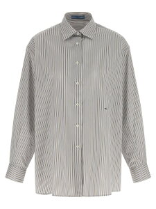 �v���_ PRADA �V���c ���f�B�[�X �}���`�J���[ Shirts Striped shirt P493IRSOOO18RGF0S4M Multicolor �֐� �������� 2026SS ju