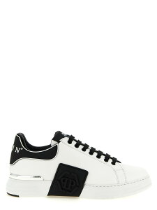 �t�B���b�v �v���C�� PHILIPP PLEIN �X�j�[�J�[ �����Y �z���C�g Sneakers 'Phantom Kick$' sneakers SAFSUSC0904PLE005N02 White/Black �֐� �������� 2026SS ju