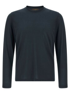 �U�m�[�l ZANONE T�V���c �����Y �u���[ T-shirts 'Ice Cotton' T-shirt 815224ZG380Z0178 Blue �֐� �������� 2026SS ju