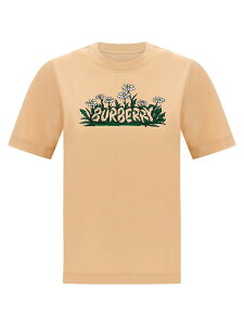 �o�[�o���[ BURBERRY �|���V���c T�V���c ���f�B�[�X �s���N T-shirts and polo shirts Printed T-shirt 8102402TEACUP Pink �֐� �������� 2025SS ju