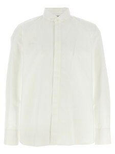 �C�� �T�����[���� SAINT LAURENT PARIS �V���c �����Y �z���C�g Shirts Flap collar shirt 819673Y1H489000 White �֐� �������� 2025SS ju
