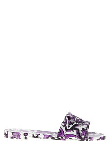 �h���`�F&�K�b�o�[�i DOLCE&GABBANA �T���_�� ���f�B�[�X �p�[�v�� Sandals 'Beachwear' slides CW2215AE854I03TN Purple �֐� �������� 2025AW ju
