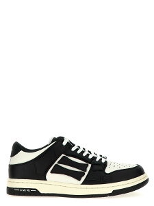 �A�~�� AMIRI �X�j�[�J�[ �����Y �z���C�g Sneakers 'Skel Top Low' sneakers AMFOSR1047BLACKWHITE White/Black �֐� �������� 2025AW ju