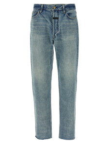 �t�B�A �I�u �S�b�h FEAR OF GOD �f�j�� �����Y �u���[ Jeans 'Classic 5 Pocket' jeans FGE240408DNMMEDIUMINDIGO Blue �֐� �������� 2025SS ju