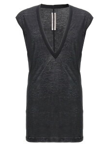���b�N �I�E�G���X RICK OWENS T�V���c �����Y �u���b�N T-shirts 'Dylan T' T-shirt RU02E1157UC09 Black �֐� �������� 2025AW ju