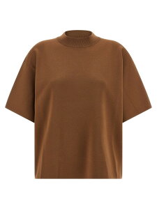 �}�b�N�X�}�[�� �X�e���f�B�I MAX MARA STUDIO �Z�[�^�[ �j�b�g�E�F�A ���f�B�[�X �u���E�� Knitwear 'Amici' sweater 2526366101600003 Brown �֐� �������� 2025AW ju