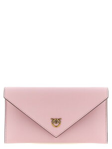 �s���R PINKO �J�[�h�z���_�[ ���z ���f�B�[�X �s���N Wallets and Card Holders 'Flat Mini' wallet on chain 105347A0F1P26Q Pink �֐� �������� 2026SS ju