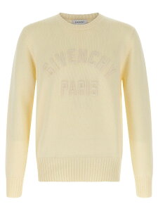 �W�o���V�B GIVENCHY �Z�[�^�[ �j�b�g�E�F�A �����Y �x�[�W�� Knitwear Logo sweater BM90W04YNM150 Beige �֐� �������� 2025AW ju