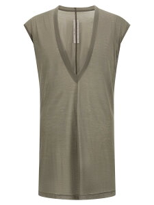���b�N �I�E�G���X RICK OWENS T�V���c �����Y �O���[ T-shirts 'Dylan T' T-shirt RU01F2157UC34 Gray �֐� �������� 2026SS ju
