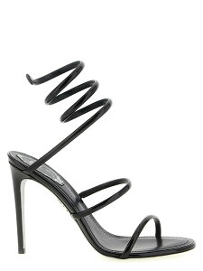 ���l �J�I���B�� RENE CAOVILLA �T���_�� ���f�B�[�X �u���b�N Sandals 'Cleo Metallic' sandals C1235110500019999 Black �֐� �������� 2026SS ju