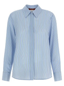 �}�b�N�X�}�[�� �X�e���f�B�I MAX MARA STUDIO �V���c ���f�B�[�X �u���[ Shirts 'Mstflirt' shirt 2616111011600003 Light Blue �֐� �������� 2026SS ju