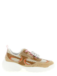 ���W�F ���B���B�G ROGER VIVIER �X�j�[�J�[ ���f�B�[�X �x�[�W�� Sneakers 'Viv' on the Run' sneakers RVW75640890UZJ7E16 Beige �֐� �������� 2026SS ju