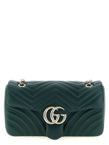 �O�b�` GUCCI �o�b�O ���f�B�[�X �O���[�� Business bags 'GG Marmont' medium shoulder bag 837267AAE383020 Green �֐� �������� 2026SS ju