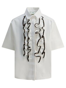 FENDI FENDI �V���c �{�[�C�Y �z���C�g Casual shirts Shirts JFC136AEXZF0TU9 White �֐� �������� 2025AW vi