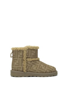 FENDI FENDI �t���b�g�u�[�c �u�[�c �K�[���Y �u���E�� Flat boots Boots & Ankle Boots JMR538AJZXF1TPX Brown �֐� �������� 2025AW vi