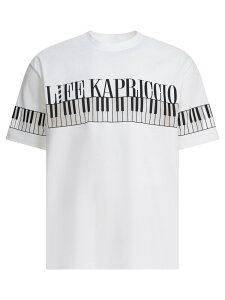 �L���s�^�� KAPITAL T�V���c �����Y �z���C�g T-shirts Life Kapriccio Piano t-shirt K2504SC170WH White �֐� �������� 2025AW vi