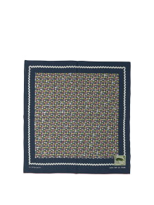 �L���s�^�� KAPITAL �n�C�e�N�A�N�Z�T���[ �t�@�b�V�������� �����Y �u���[ Hi-Tech Accessories Skull & Flower Scarf EK-1367BAANV Blue �֐� �������� 2025AW vi