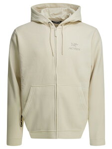�A�[�N�e���N�X ARC'TERYX �X�E�F�b�g�V���c �g���[�i�[ �����Y �x�[�W�� Sweatshirts Zipper Sweatshirt Emblem FZ X000009929EMBLEM FZ HDYSEA SALT Beige �֐� �������� 2026SS vi