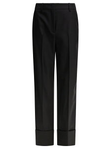 �o�����`�m VALENTINO �Y�{�� �p���c ���f�B�[�X �u���b�N Trousers Wool tailored pants 6B0RB6F08VB0NO Black �֐� �������� 2025SS vi