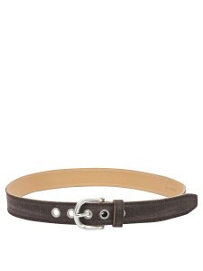 �A���[���K�V�[ OUR LEGACY �x���g �����Y �u���E�� Belts Denim and leather belt A2268FMCHOCO Brown �֐� �������� 2026SS vi
