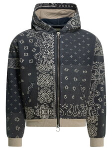 �L���s�^�� KAPITAL �X�E�F�b�g�V���c �g���[�i�[ �����Y �O���[ Sweatshirts Knit Bandana Hoodie EK-1321LCBBLACK Grey �֐� �������� 2026SS vi