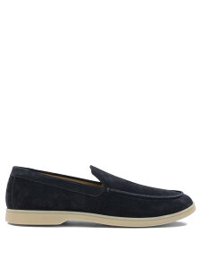 �w���_�[�\�� �u���b�R HENDERSON BARACCO ���[�t�@�[ �����Y �u���[ Loafers Loafers & Slippers PANAREA.44598SUEDE SIRENA Blue �֐� �������� 2026SS vi