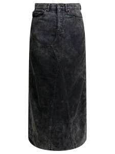 �L���s�^�� KAPITAL �X�J�[�g ���f�B�[�X �u���b�N Skirts Long pencil skirt K2509SK089BLACK Black �֐� �������� 2025AW vi