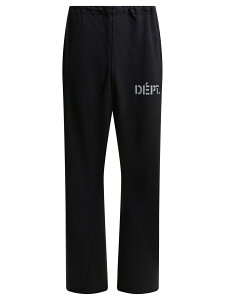�M�������[�f�v�g GALLERY DEPT �Y�{�� �p���c �����Y �u���b�N Trousers Sports pants with logo DCS-40108VINTAGE BLACK Black �֐� �������� 2026SS vi