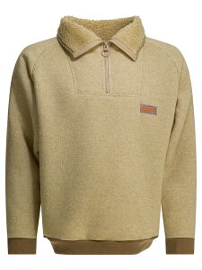 �L���s�^�� KAPITAL �X�E�F�b�g�V���c �g���[�i�[ �����Y �x�[�W�� Sweatshirts Alpine half-zip sweatshirt EK-1853LCNAT Beige �֐� �������� 2026SS vi