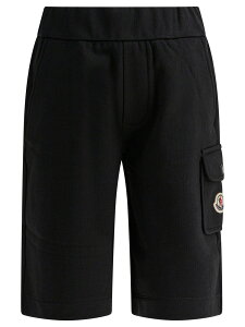 �����N���[�� MONCLER �p���c �{�[�C�Y �u���b�N Cargo trousers Trousers 8H00008-89AKM999 Black �֐� �������� 2026SS vi