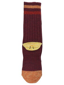 �L���s�^�� KAPITAL �C�� �\�b�N�X �����Y ���b�h Socks Rainbowy Happy Heel Socks EK-1447XSAENJ Bordeaux �֐� �������� 2026SS vi