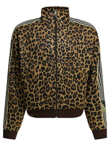 �L���s�^�� KAPITAL �X�E�F�b�g�V���c �g���[�i�[ �����Y �u���E�� Sweatshirts Smooth Jersey Leopard Zipper Sweatshirt EK-1843LCBROWN Brown �֐� �������� 2026SS vi