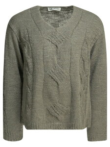 �A���[���K�V�[ OUR LEGACY �Z�[�^�[ �j�b�g�E�F�A �����Y �O���[ Knitwear V-neck sweater M2263LTTIN Grey �֐� �������� 2026SS vi