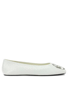 �g���[ �o�[�` TORY BURCH �t���b�g�V���[�Y �t���b�g�V���[�Y ���f�B�[�X �z���C�g Flat Shoes Ballerinas 180059100 White �֐� �������� 2026SS vi