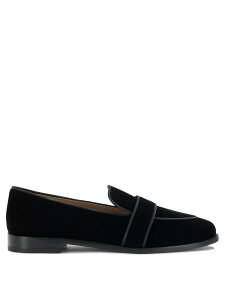 �A�N�A�Y�[�� AQUAZZURA ���[�t�@�[ ���f�B�[�X �u���b�N Loafers Martin suede loafers MTIFLAM0VGR000 Black �֐� �������� 2026SS vi
