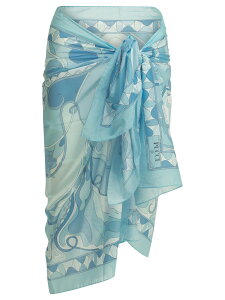 �G�~���I �v�b�` EMILIO PUCCI ���� �X�C���E�F�A ���f�B�[�X �u���[ Swimwear Orchidee Pareo 6HPD056H974P73 Light blue �֐� �������� 2026SS vi