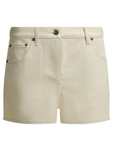 �o�����`�m VALENTINO �f�j���V���[�c �V���[�c ���f�B�[�X �z���C�g Denim shorts Five-pocket denim shorts 8B3DD22W9Y5A03 White �֐� �������� 2026SS vi
