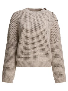 �u���l���N�`�l�� BRUNELLO CUCINELLI �Z�[�^�[ �j�b�g�E�F�A ���f�B�[�X �x�[�W�� Knitwear Cotton blend crewneck sweater M89302610C9276 Beige �֐� �������� 2026SS vi