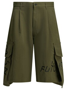 �R�� �f �M�����\�� COMME DES GARCONS �V���[�c �����Y �O���[�� Shorts Cargo shorts with print FQ-P504-S262 KHAKI Green �֐� �������� 2026SS vi