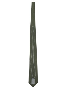 �L���s�^�� KAPITAL ���l�N�^�C �^�C �l�N�^�C �����Y �x�[�W�� Ties and bow ties Dog-Tag Tie K2509XG527KHAKI Beige �֐� �������� 2025AW vi