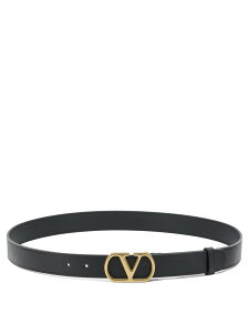 ���@�����e�B�m �K�����@�[�j VALENTINO GARAVANI �x���g �����Y �u���b�N Belts Signature VLogo leather belt 8Y2T0SM3IYR0NO Black �֐� �������� 2026SS vi