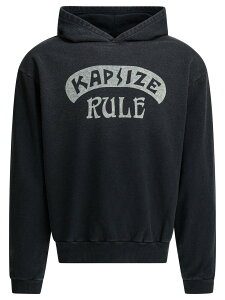 �L���s�^�� KAPITAL �X�E�F�b�g�V���c �g���[�i�[ �����Y �u���b�N Sweatshirts Kapsize Rule hoodie K2511LC161BLACK Black �֐� �������� 2026SS vi