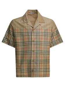 �o�[�o���[ BURBERRY �V���c �����Y �x�[�W�� Shirts Hugh casual shirt 8119159 Beige �֐� �������� 2026SS vi
