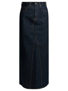 �L���s�^�� KAPITAL �X�J�[�g ���f�B�[�X �u���[ Skirts Denim midi skirt K2508SK017IDG Blue �֐� �������� 2025AW vi