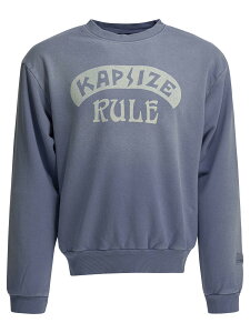 �L���s�^�� KAPITAL �X�E�F�b�g�V���c �g���[�i�[ �����Y �u���[ Sweatshirts Kapisize Rule crewneck sweatshirt K2511LC160POWDER BLUE Light blue �֐� �������� 2026SS vi