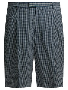 �W�o���V�B GIVENCHY �V���[�c �����Y �u���[ Shorts Formal plaid shorts BM51PA16BG114 Blue �֐� �������� 2026SS vi