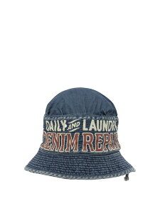 �L���s�^�� KAPITAL �n�b�g �X�q �����Y �u���[ Hats Laundry bucket hat EK-1837XHPRO Blue �֐� �������� 2025AW vi