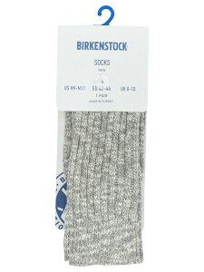 �r���P���V���g�b�N BIRKENSTOCK �C�� �\�b�N�X �����Y �O���[ Socks Cotton socks 1008060GRAY WHITE Grey �֐� �������� 2026SS vi
