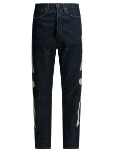 �L���s�^�� KAPITAL �f�j�� �����Y �u���[ Jeans Mexican Tuxedo 5P Okagilly Jeans EK-1528LPBIDG Blue �֐� �������� 2026SS vi