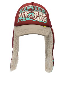 �L���s�^�� KAPITAL �n�b�g �X�q �����Y ���b�h Hats Kapsize Rule trucker hat K2511XH549BURGANDYXMOF Bordeaux �֐� �������� 2025AW vi